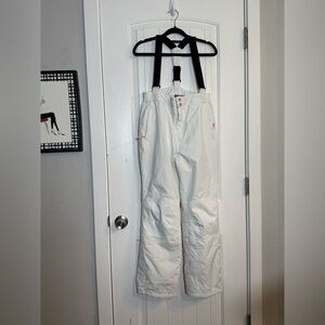 Mountain Warehouse Kids Bibs Size 13 White with Pink Accents